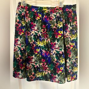 J. Crew Mid Length Floral Skirt